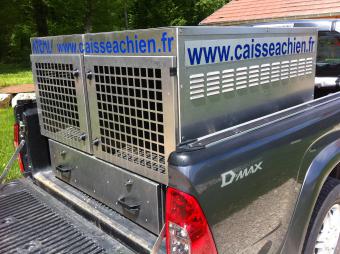 3- Caisse  chien Pick UP +Tiroir - Tout en ALU  Caisses  chiens