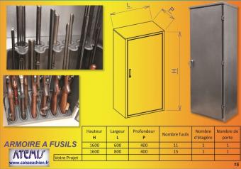 Armoire 11 armes nouveau modle Armoires  fusils