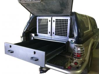 Caisse  chien Corsine L200 + tiroir de rangement