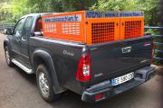 1 - Caisse  chien PICK UP Dmax ISUZU