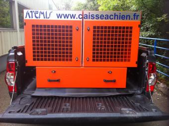 1 - Caisse  chien PICK UP Dmax ISUZU