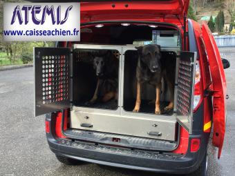 01-Caisse  chien Double + Tiroir